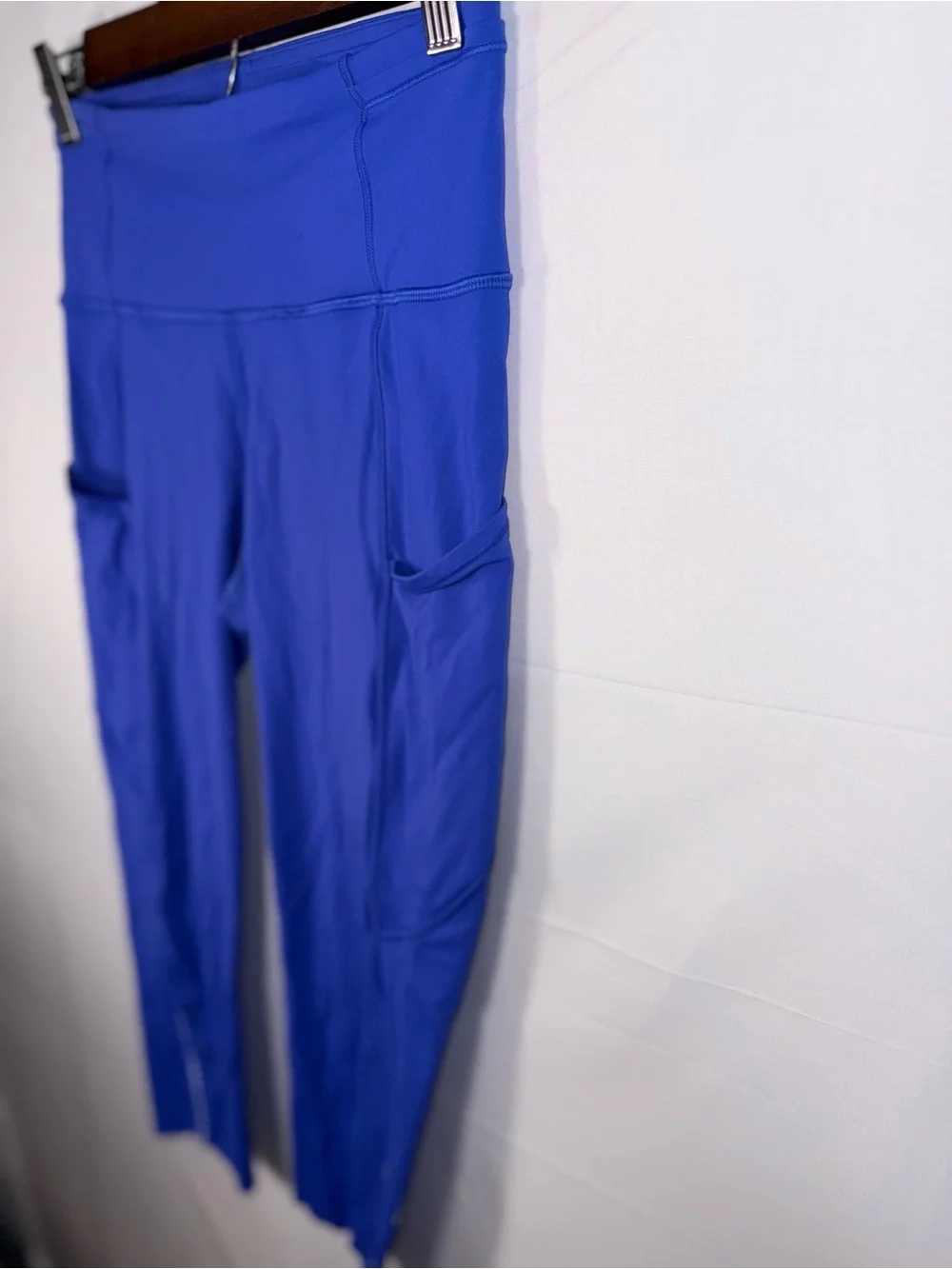 Lululemon Women Athletic Active Purple Crop High-Waist Pocket Leggings Size XS